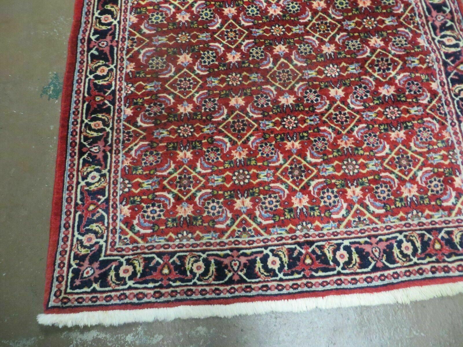 3' X 5' Handmade Knotted Indian Amritsar Floral Oriental Wool Red Rug Organic Nice - Jewel Rugs