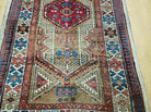 3' 2" X 5' 6" Antique Handmade Turkish Wool Rug Carpet Camel Hair Wow - Jewel Rugs