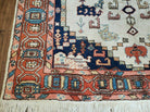 6' X 9' Vintage Handmade India Geometric Oriental Rug Wool Hand Knotted Carpet - Jewel Rugs