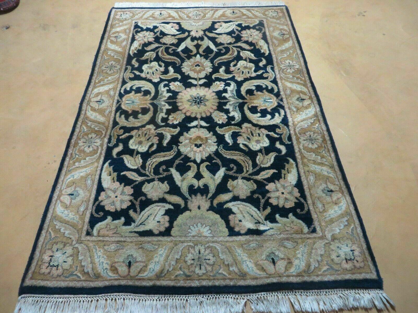 4' X 6' Handmade Indo Persian Royal Jaipur Wool Rug Carpet Nice - Jewel Rugs