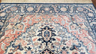 5' 9" X 9' Karastan Blue Heriz Serapi # 748 Wool Rug American Made Rare Nice - Jewel Rugs