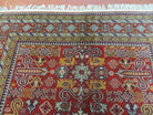 5' X 7' Vintage Hand Made Turkish Perpedil Caucasian Wool Rug Nice - Jewel Rugs