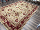 Karastan Rug 8.8 x 12, Antique Legends 2200-203, Karastan Oushak Carpet, Room Sized Wool Area Rug, Discontinued Karastan, Family Room Rug - Jewel Rugs