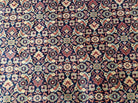 5' 6" x 8' 8" Power Loomed European Wool Rug Belgium Made Detailed Blue Nice - Jewel Rugs