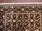 5' 9" X 9' Karastan with Label American Made Floral Wool Rug 700/707 Nice - Jewel Rugs