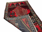 3x5 New Vintage Handmade Tribal Balouchi Rug Organic Dyes Red Buildings Nature - Jewel Rugs