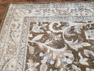 9.6 x 13 Karastan Rug, Euphoria Newbridge Brown, Large Shah Abbas Flowers, Allover Floral Pattern, Vintage Traditional Carpet - Jewel Rugs