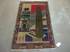 3' X 4' New Vintage Handmade Afghan Balouch Tribal Wool Pictorial Rug # 281 - Jewel Rugs