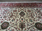 7' X 10' Vintage Handmade India Floral Oriental Wool Rug Hand knotted Carpet - Jewel Rugs