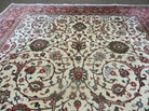 7' X 10' Vintage Handmade India Floral Oriental Wool Rug Hand knotted Carpet - Jewel Rugs