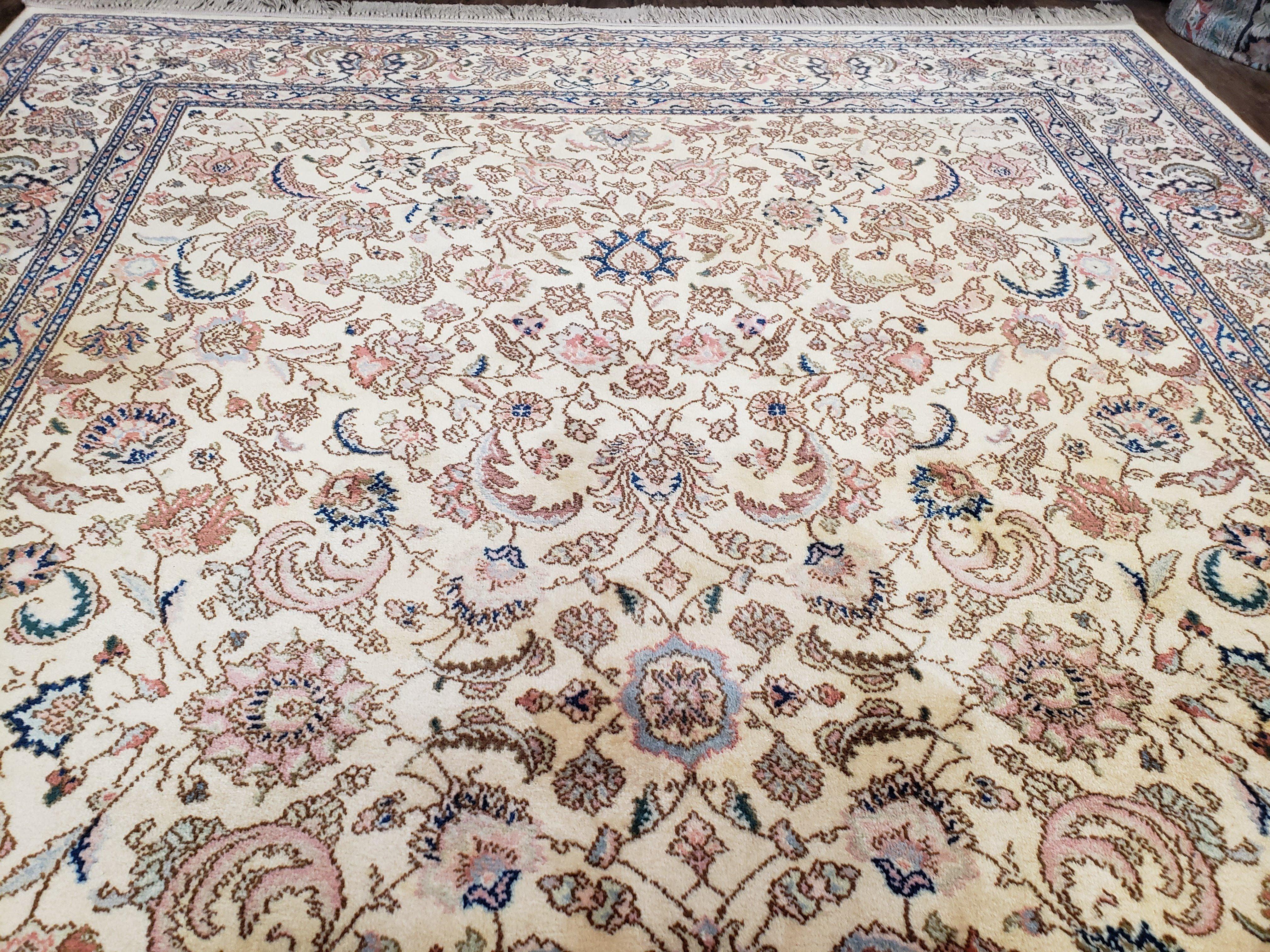 Karastan Rug 8' 8" x 12', Tabriz Design #738, Vintage Karastan Carpet, Discontinued Karastan 8.8 x 12, Mothproof Wool Rug, USA Made - Jewel Rugs