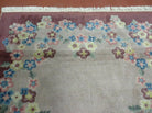 4' X 6' Vintage Handmade Chinese Art Deco Nicholas Wool Rug Carpet - Jewel Rugs