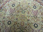 6' Handmade Fine Indian Wool Rug Carpet Round Silk Accent Beauty - Jewel Rugs