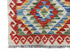 2x3 Kilim Rug Small Colorful Turkish Kilim Rug Zigzag Chobi Kilim Rug Flatweave Wool Rug Playroom Rug Playful Rug New - Jewel Rugs