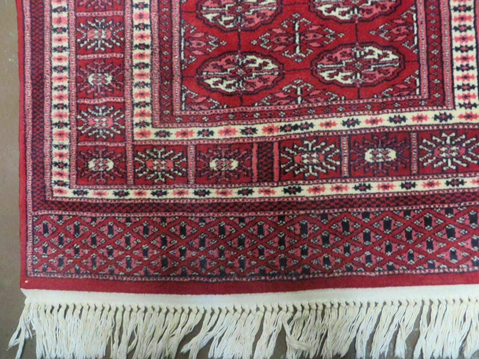 3' X 5' Vintage Fine Handmade Turkoman Bokhara Yamud Rug Carpet Nice - Jewel Rugs