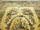 8'6" X 11' Handmade Chinese Aubusson Rug Plush Carving Carpet 90 Line Sculpture - Jewel Rugs