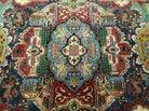 9' X 12' Vintage Handmade India Oriental Wool Rug Pictorial Archaeological Wow - Jewel Rugs