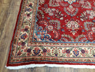 Semi Antique Persian Ghazvin Rug, Wool, Hand-Knotted, 4' 3" x 6' 4" - Jewel Rugs