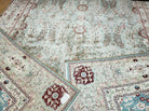 6' X 9' Vintage Handmade Fine Silk Rug Chinese Floral Hand Knotted Carpet Nice - Jewel Rugs