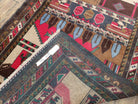 4x6 Handmade Balouch War Afghan Tribal Rug Organic Dyes Tanks Soviet Aggregation - Jewel Rugs