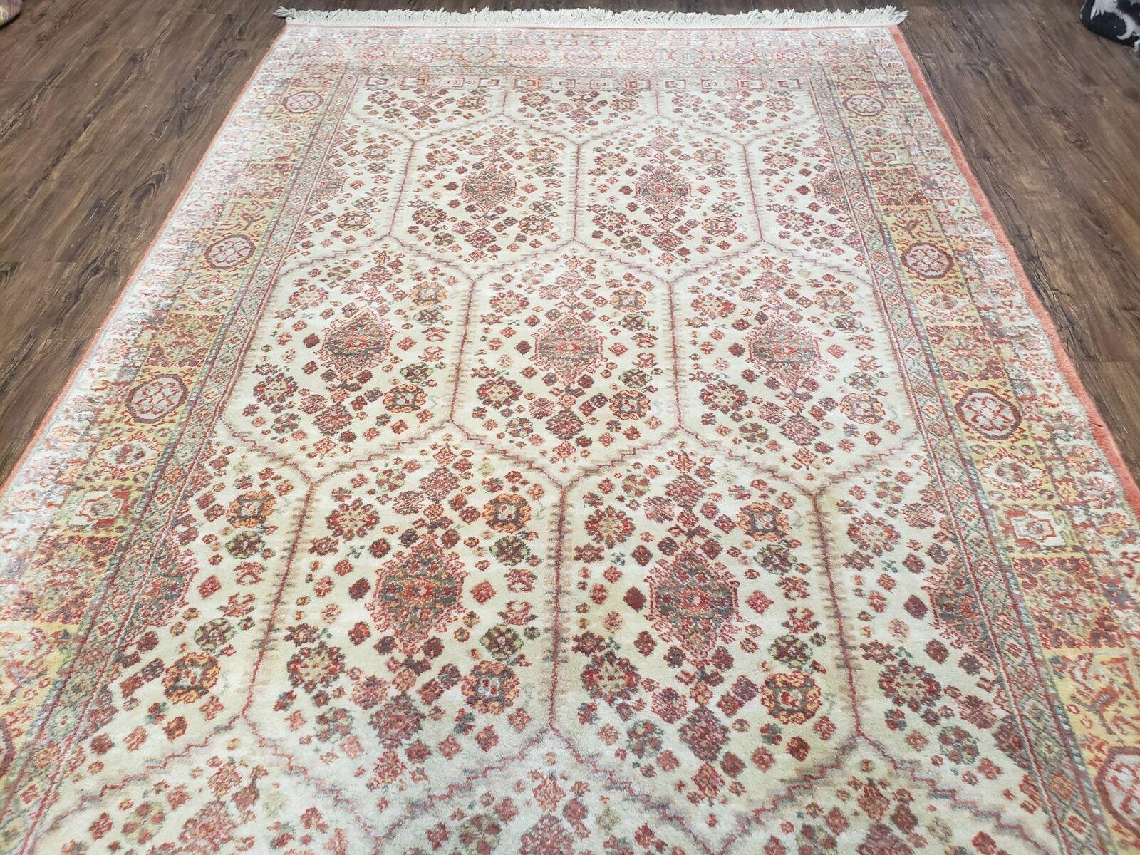 5' 9" X 9' Karastan American Made Wool Rug Marble Agra Pattern # 725 Rare Nice - Jewel Rugs