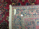 4' X 6' Antique Handmade India Oriental Wool Rug Hand Knotted Carpet Red Nice - Jewel Rugs