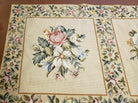 9' X 12' Handmade French Aubusson Savonnerie Garden Design Needlepoint Rug Nice - Jewel Rugs