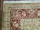 10' X 14' Magnificent Handmade Wool Rug Allover Transitional Goldish Green Wow - Jewel Rugs