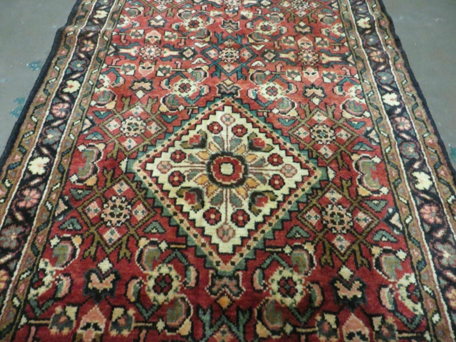 3' 4"X 10' 6" Antique Handmade Turkish Wool Runner Rug - Jewel Rugs