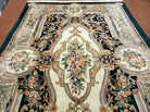 6' X 9' Vintage Chinese Handmade Wool Rug Aubusson Savonnerie - Jewel Rugs