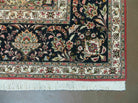 10' X 14' Vintage Handmade Persian Tabriz Wool Rug Silk Accent Oriental Carpet Nice - Jewel Rugs