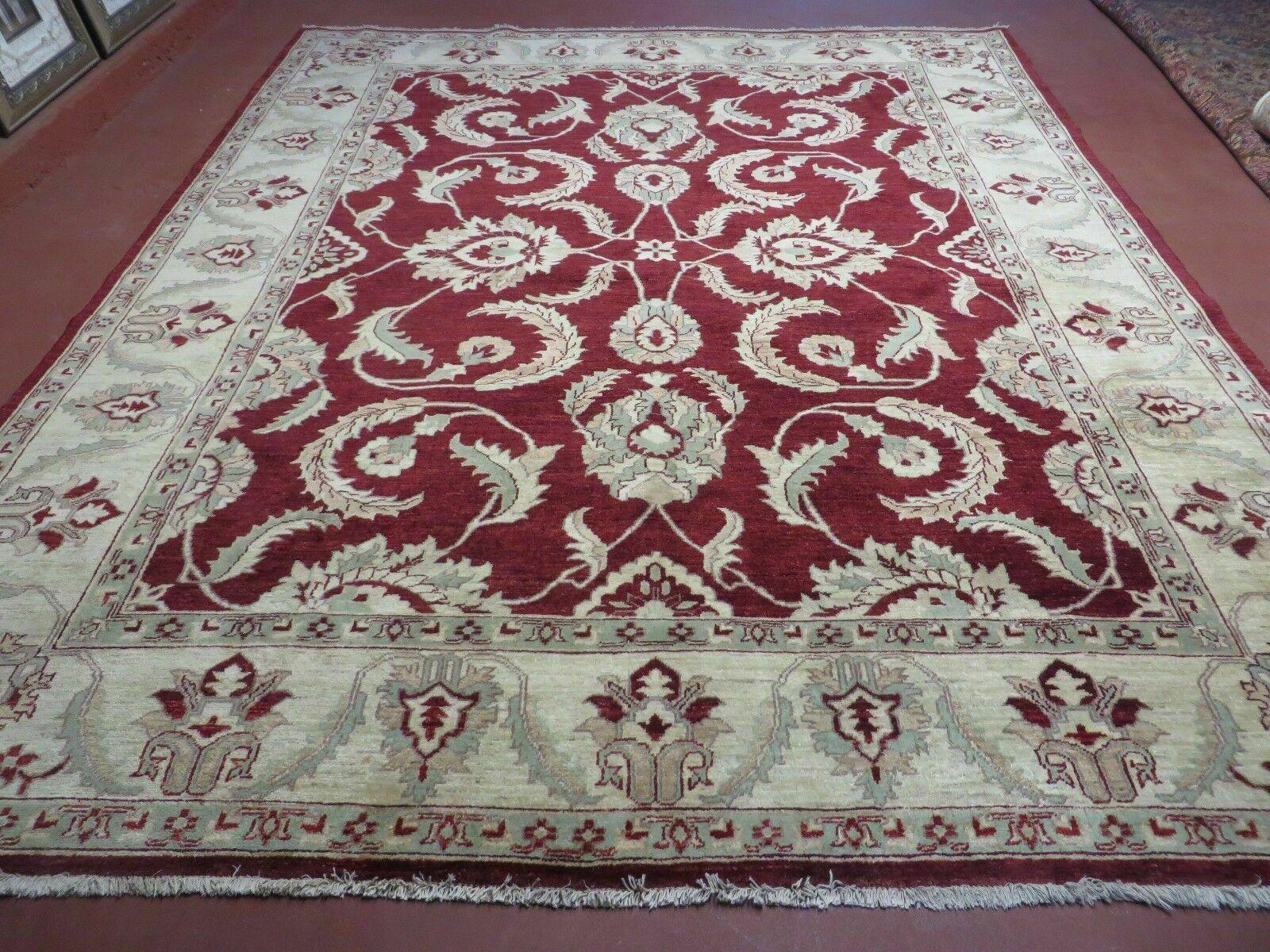 8' X 10' Vintage Fine Handmade Peshawar Agra Chobi Rug - Jewel Rugs