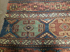 17' X 40" Antique Handmade Soumak Sumak Wool Rug Flat Weave - Jewel Rugs