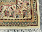 12' X 18' One-of-a-Kind Indian Agra Hand-Knotted Wool Rug Handmade Organic Dyes - Jewel Rugs