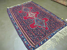 4' X 5' Antique Handmade Turkish Wool Kilim Flat weave Rug Blanket Tribal - Jewel Rugs