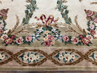 Chinese Aubusson Rug 9.8 x 12, Savonnerie Carpet with Pile, Elegant Living Room Dining Room Rug Hand Knotted Wool Carpet, French European - Jewel Rugs