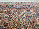 Karastan Kirman Rug, Karastan Floral Kirman #742, Wool Karastan Carpet, Vintage Karastan Area Rug, Original Karastan Rug, Large, 8'7" x 15' - Jewel Rugs