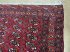 4' X 6' Vintage Handmade Bokhara Turkoman Pakistan Wool Rug Carpet Red - Jewel Rugs