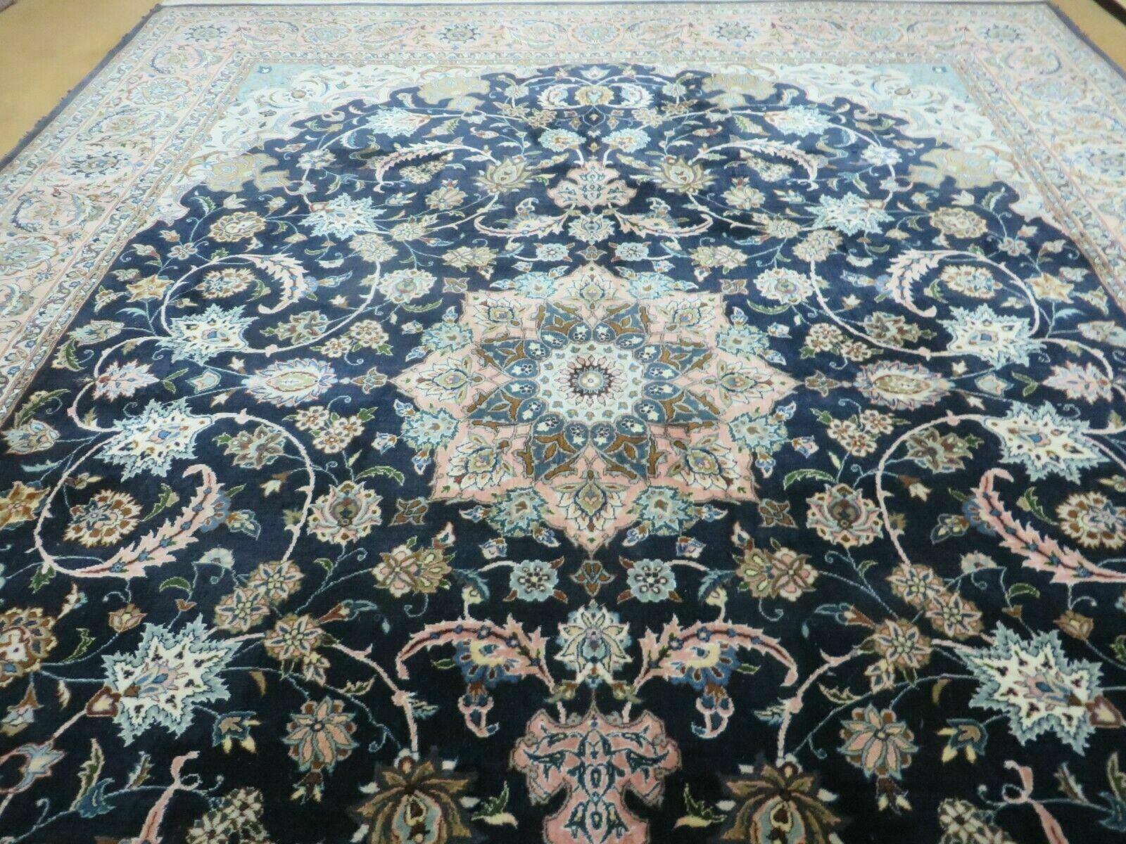 8' X10' Handmade Fine Chinese Oriental Floral Wool Silk Rug Hand Knotted Carpet - Jewel Rugs