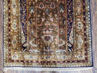 Semi Antique Persian Qum Silk Prayer Rug, Silk, Hand-Knotted, 3'6" x 5' - Jewel Rugs