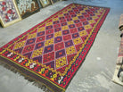 6' X 13' Antique Turkish Kilim Handmade Flat Weave Wool Rug Veg Dye - Jewel Rugs