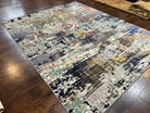 Abstract Area Rug 8x10, Modern Multicolor Carpet, Living Room Rug, Bedroom Rug 8 x 10 ft, Dining Room Rug - Jewel Rugs