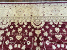 10' X 14' Vintage Handmade PESHAVAR CHOBI Pakistani Agra wool Carpet Nice - Jewel Rugs