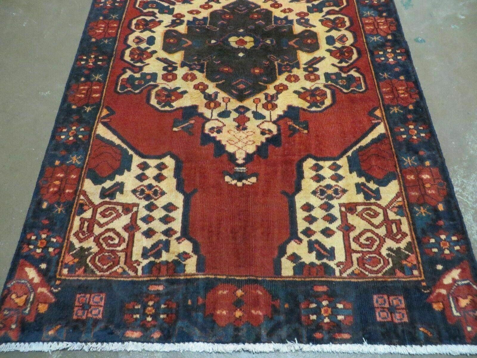 4' X 7' Antique 1920 Handmade Turkish Wool Rug Veg Dye Nice - Jewel Rugs