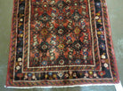 2' 10" X 9" Antique Handmade Indian Floral Wool Runner Rug Red Nice # 126 - Jewel Rugs