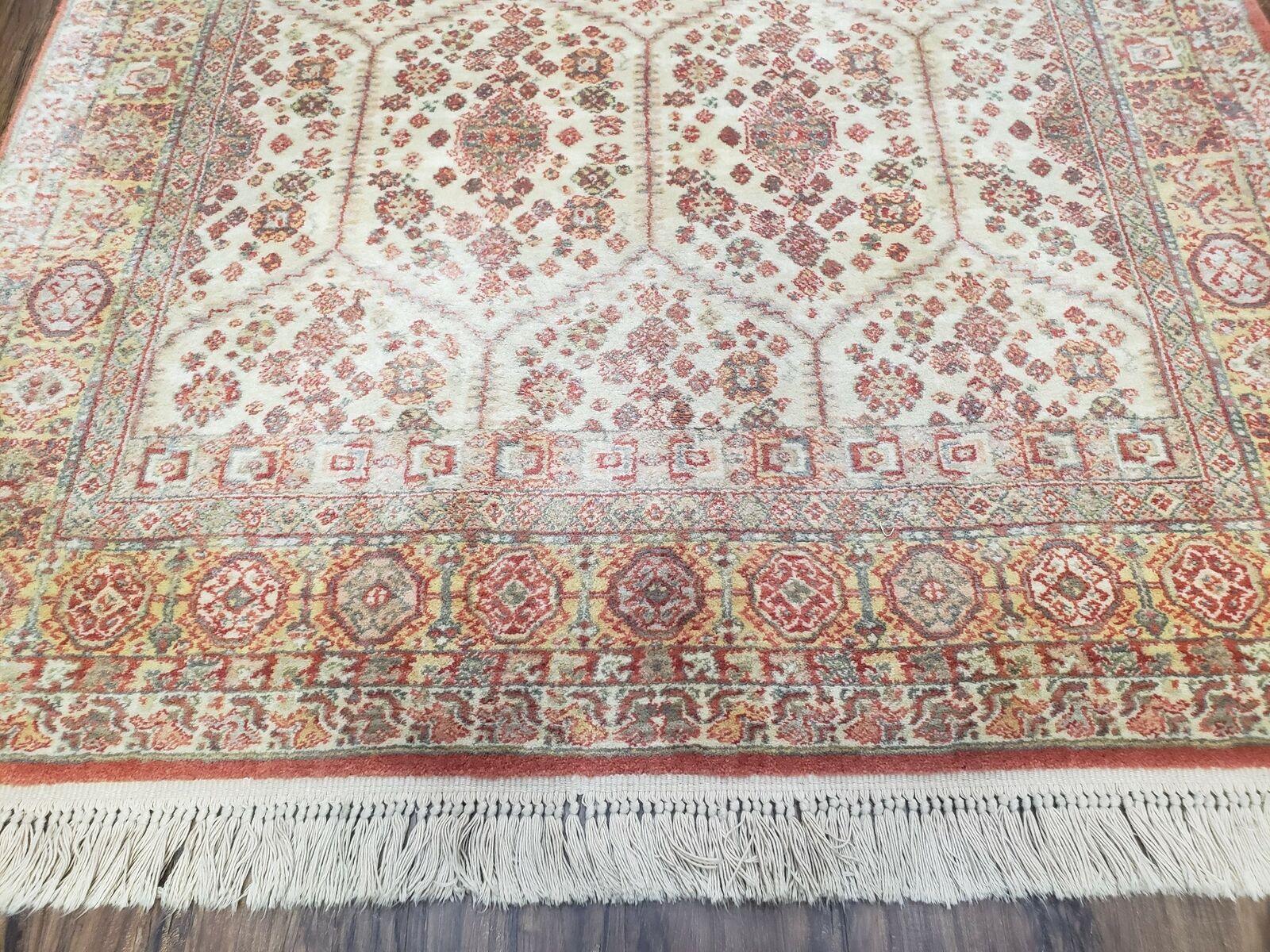 5' 9" X 9' Karastan American Made Wool Rug Marble Agra Pattern # 725 Rare Nice - Jewel Rugs