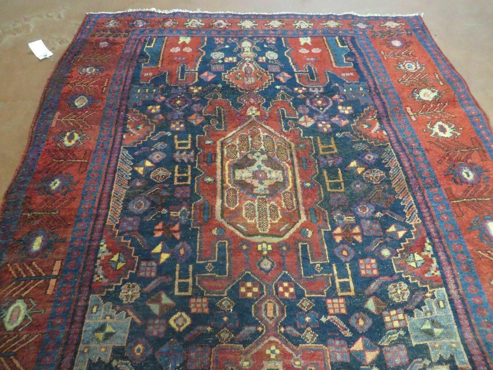 4' X 10' Antique Handmade Turkish Floral Tribal Oriental Wool Rug #627 - Jewel Rugs