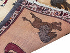 4x6 Rug Handmade Zagros Quality Wool Horses Tribal Hand-Knotted Rug Veggie Dye - Jewel Rugs