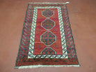 3' X 5' Vintage Handmade Afghan Balouch Wool Rug Mat Nice - Jewel Rugs