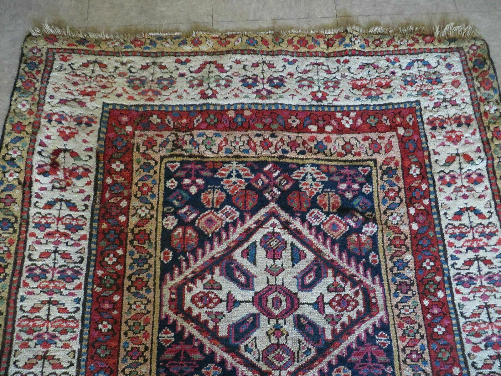 4' X11' Antique Handmade Turkish Anatolian Wool Corridor Kalegy Runner Rug - Jewel Rugs